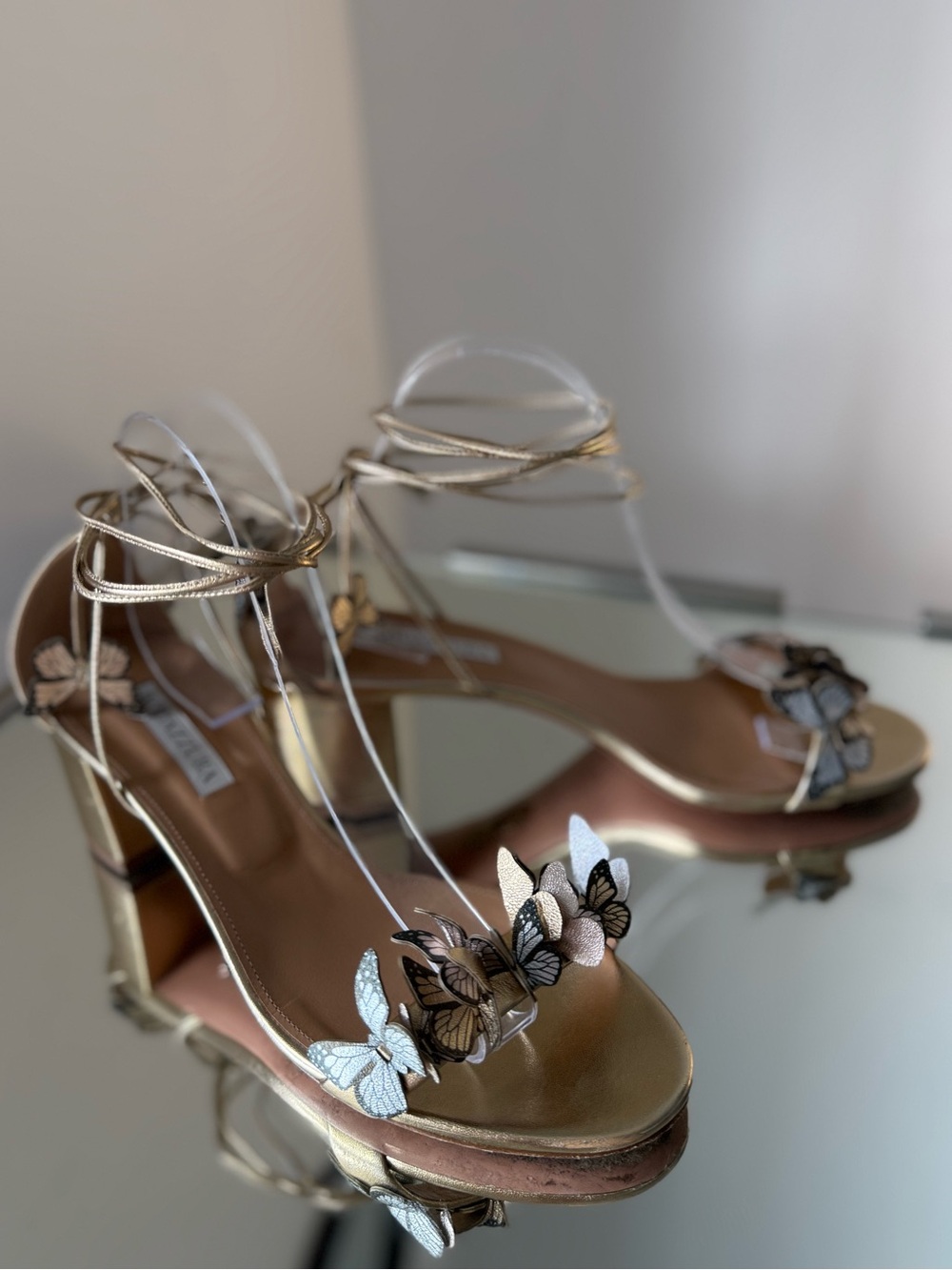 Aquazzura Papillon Sandal 50 $995 40.5 - Picture 10 of 14